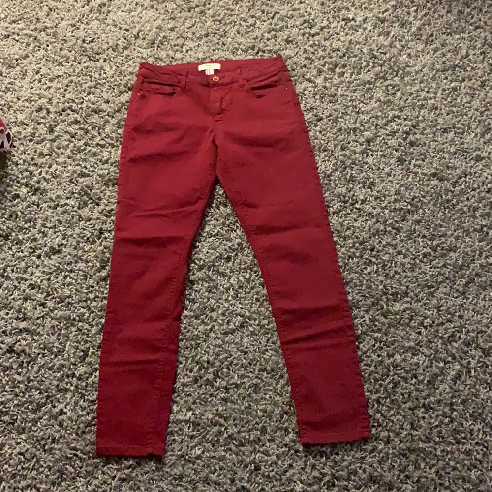 Burgundy Pants